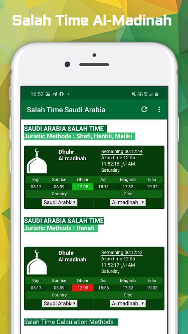 Salah Time Al-Madinah Saudi Arabia