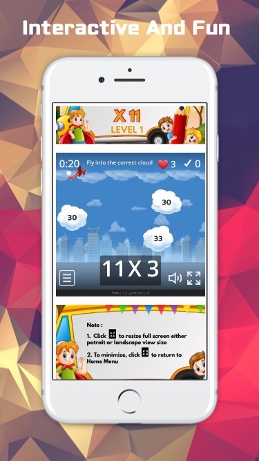 multiplication games for kids with interactive learning module