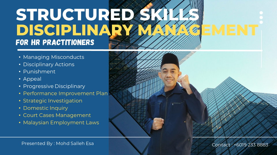Misconduct Management Mastery Structured-Skills-Disciplinary-Management-Malaysia